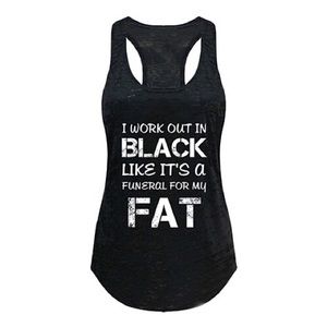 “I work out in BLACK” Work out Tank
